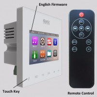 Audio ambiental, amplificadores en la pared, FM/SD/AUX IN/USB Reproductor de Música, digital Bluetooth amplificador estéreo.